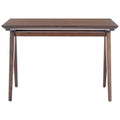 Bureau de style fermier avec piètement en A – Bois d'acajou
