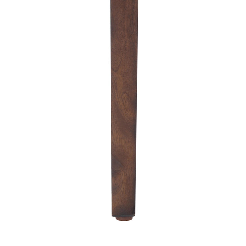Bureau de style fermier avec piètement en A – Bois d'acajou
