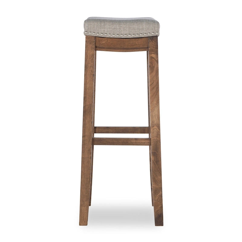 Tabouret de bar rustique sans dossier de 32 pouces