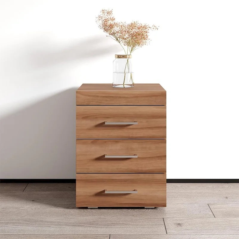 Table de chevet moderne avec rangement – Table de chevet au fini mat