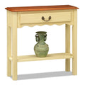 Console de hall mince avec tiroir et étagère inférieure – 20,3 cm de profondeur