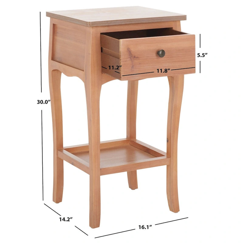 Table d'appoint - 16.1 x 14.2 x 30 - 16Lx14Px30H
