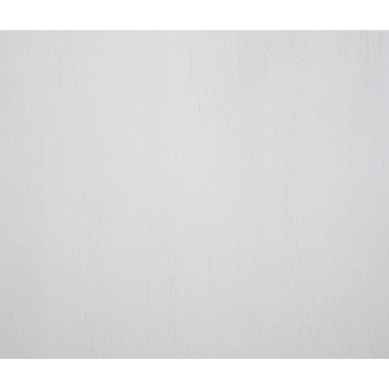 Table de salle à manger extensible bicolore avec finition brossée – Gris et blanc